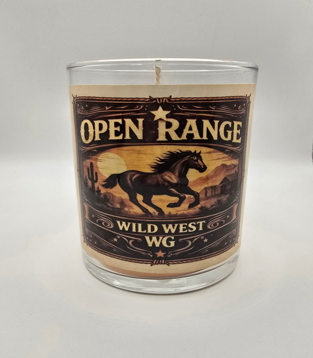 Open Range Glass Candle